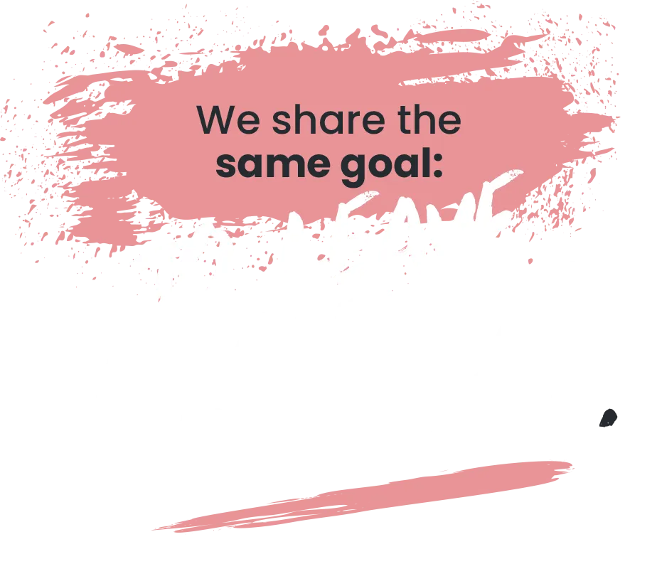 We share the same goal